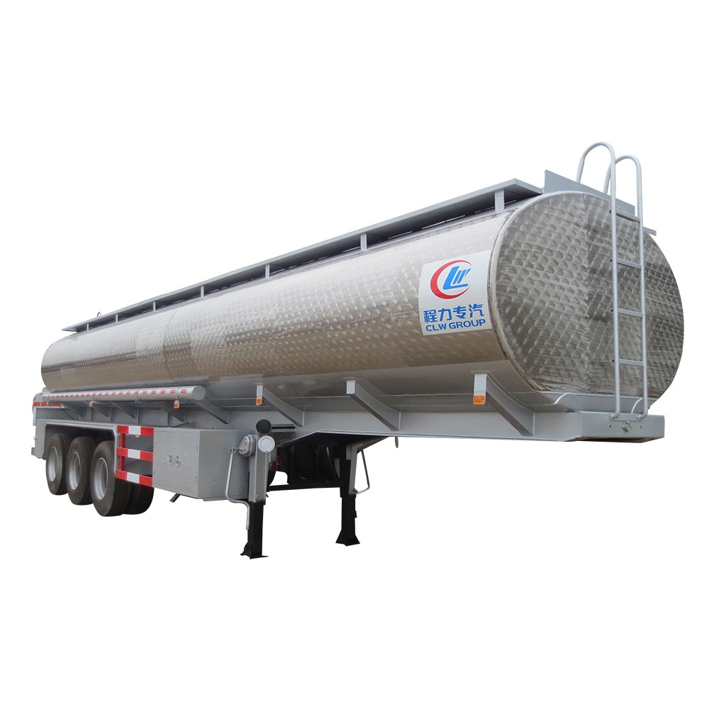 55 Cbm Aluminum Alloy Oil Tanker Semi Trailer